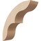 Ekena Millwork 3-inch W x 10-inch D x 10-inch H Ozark Rough Cedar Woodgrain TimberThane Knee Brace, Primed BRCUR03X10X10OZKRCPR - alternate 1